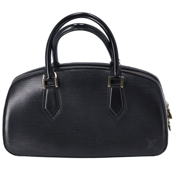 Louis Vuitton Jasmin Epi Handbag M52082 Noir Leather LV Logo - Picture 1 of 9